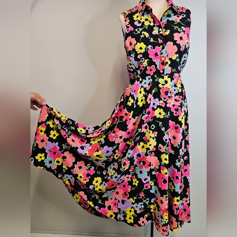 Kate Spade Wildflower Bouquet Midi Dress NWT